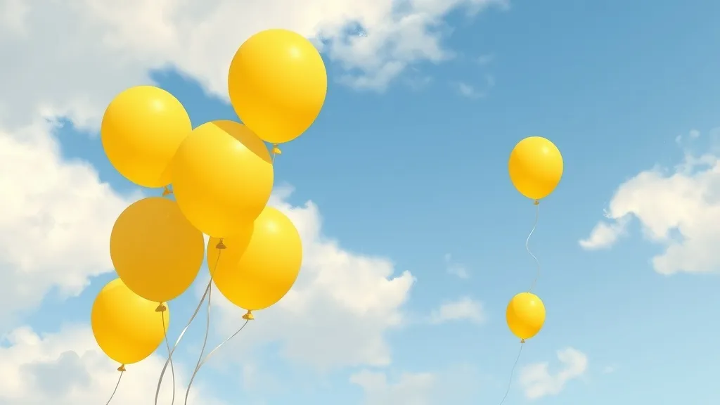 Dream symbol: bright yellow material: scenarios: Dreaming of Bright Yellow Balloons