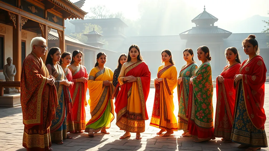 Dream symbol: brightly colored clothes: symbolism: Manifestation of Cultural or Spiritual Identity