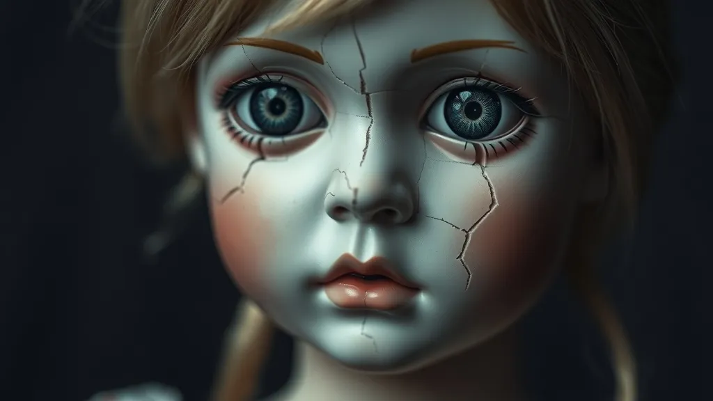 Dream symbol: broken doll face: symbolism: The Crumbling of a Persona or Facade