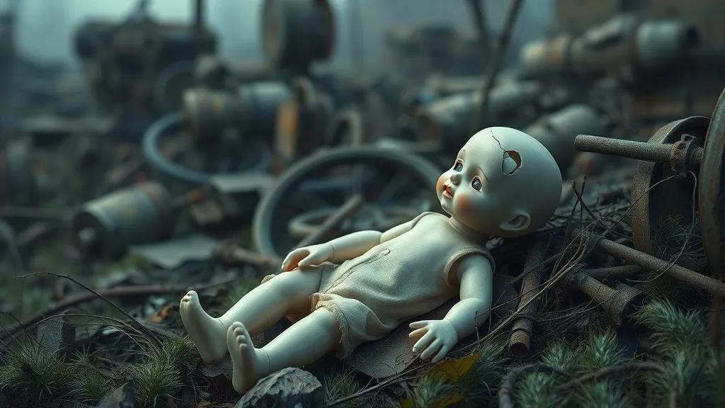 Dream symbol: broken dolls: scenarios: Dream About a Broken Doll in a Junkyard