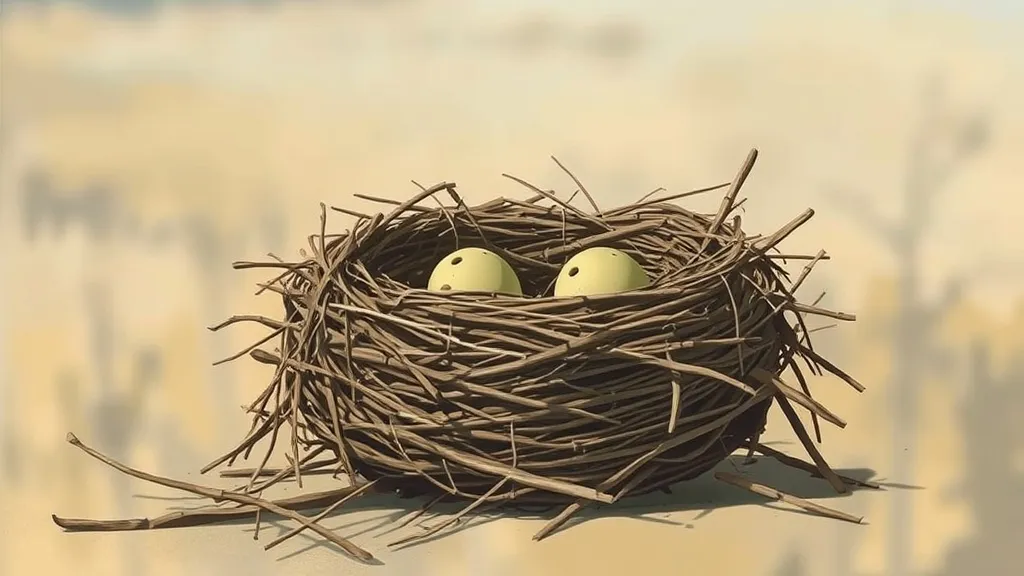 Dream symbol: broken nest: symbolism: Fractured Family Dynamics