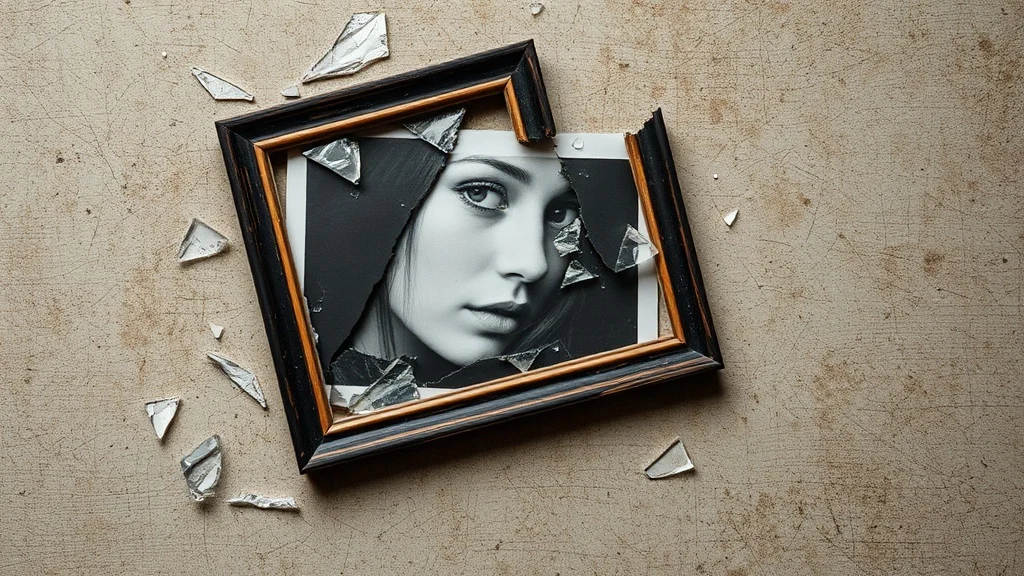 Dream symbol: broken photo: symbolism: Fragmented Self