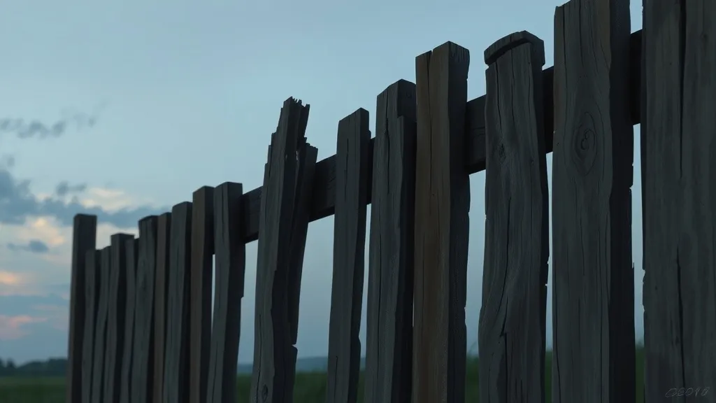Dream symbol: broken wooden panels: scenarios: Dreaming of Broken Wooden Panels on a Fence