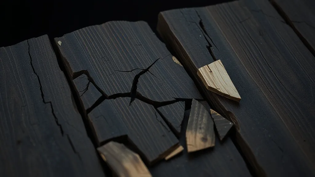 Dream symbol: broken wooden panels: symbolism: Compromised Protection and Boundaries