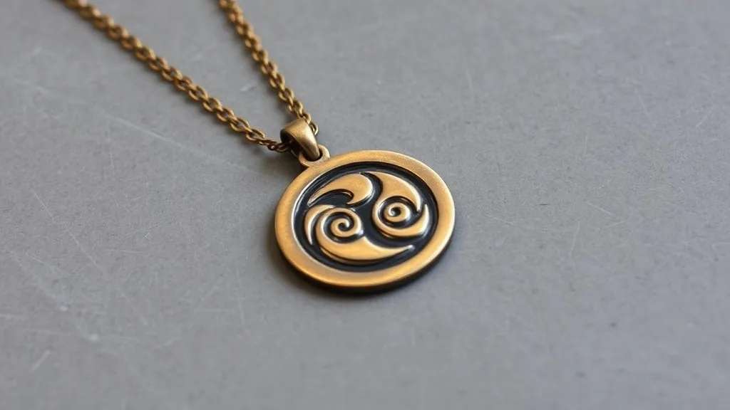 Dream symbol: bronze pendant: symbolism: Balance and Stability
