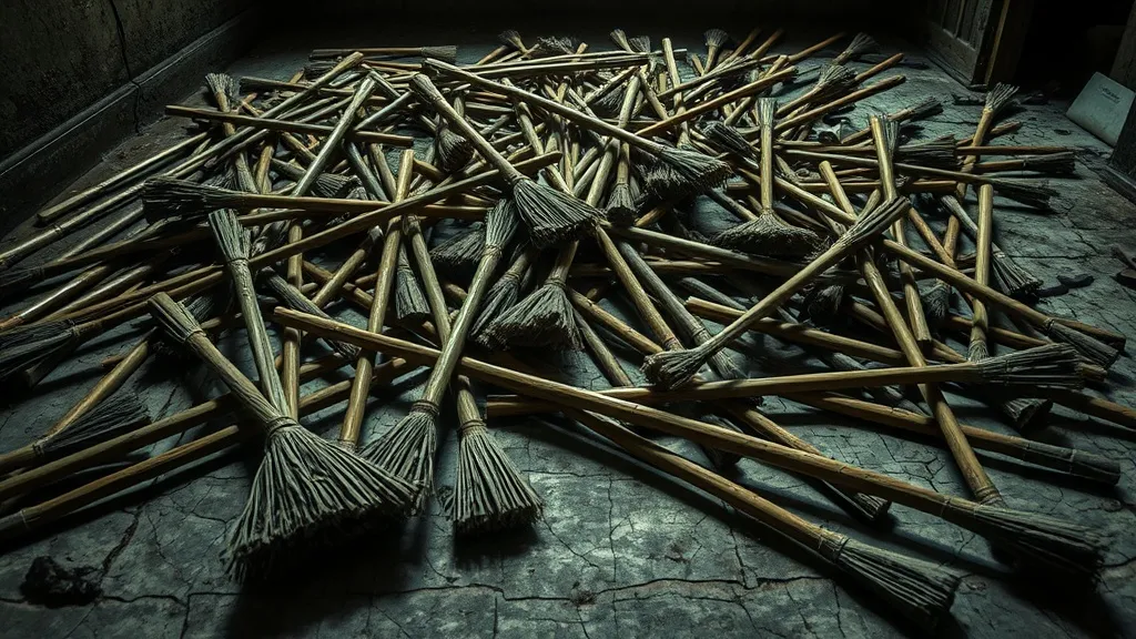 Dream symbol: broom handle: scenarios: Dreaming of Many Broom Handles