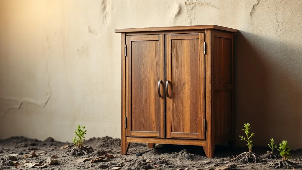 Dream symbol: brown cabinet: symbolism: Representation of Stability and Grounding