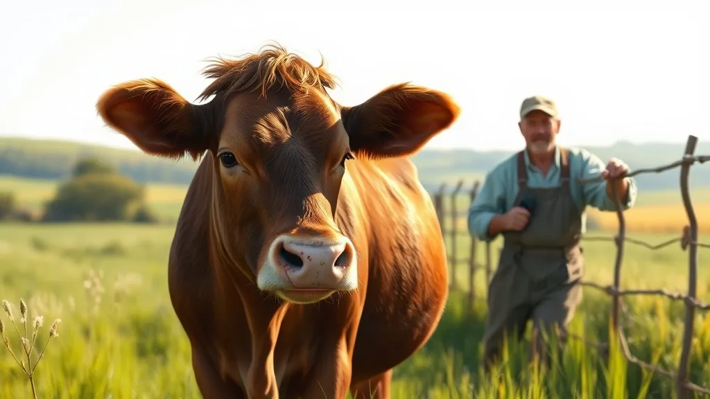 Dream symbol: brown cow: scenarios: Dreaming of a Brown Cow and a Farmer