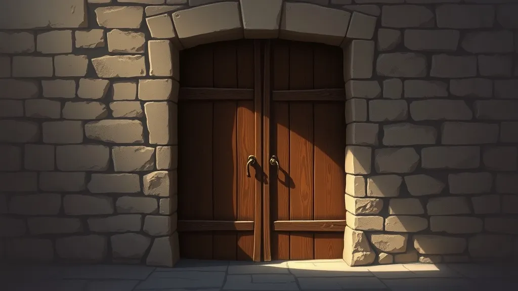 Dream symbol: brown door: symbolism: The Threshold of a New Chapter in Life