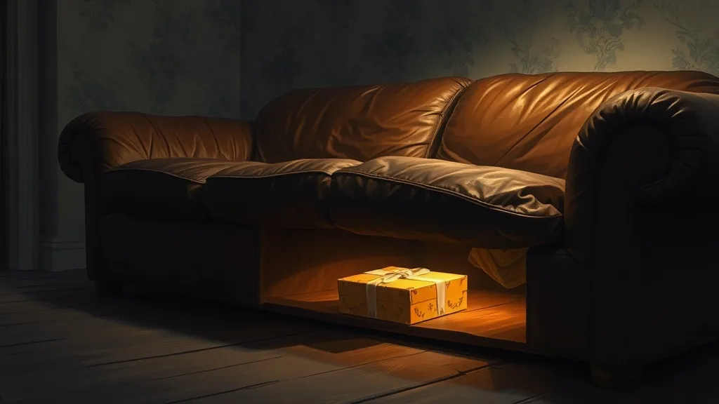 Dream symbol: brown leather sitting coach: scenarios: Dream About Finding Something Valuable Under a Brown Leather Couch