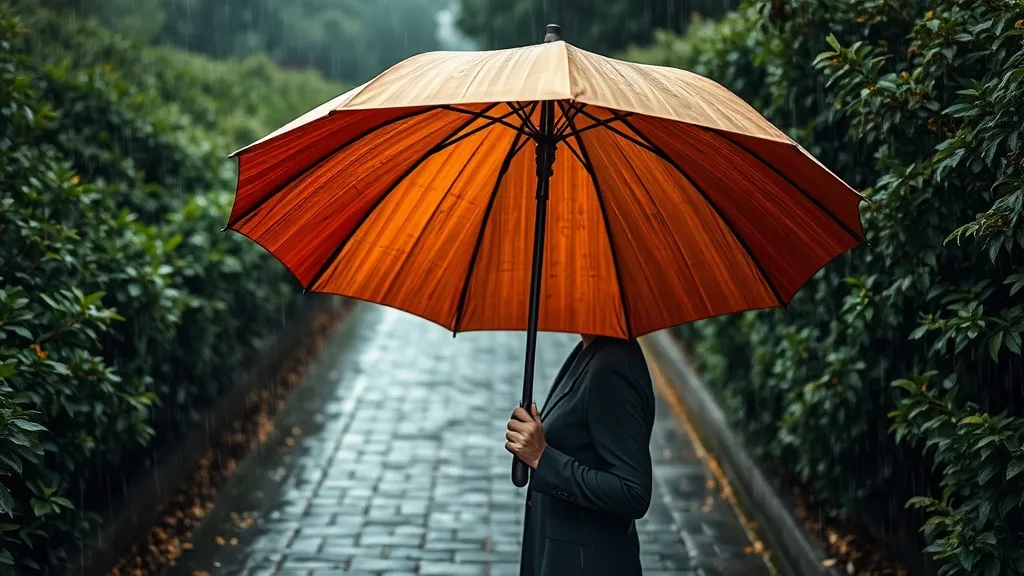 Dream symbol: brown umbrella: symbolism: Protection from Life's Uncertainties
