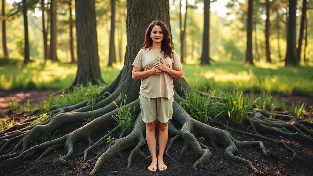 Dream symbol: brunette woman: symbolism: Connection to Groundedness and Stability