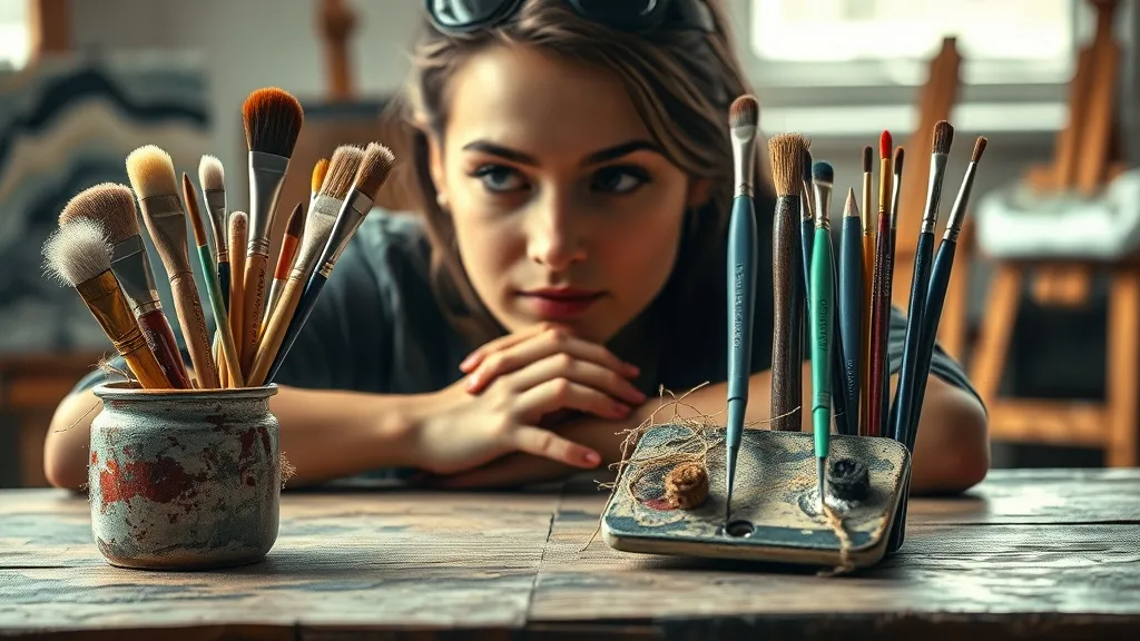 Dream symbol: collection of brushes: demographics: Art Students & Hobbyists