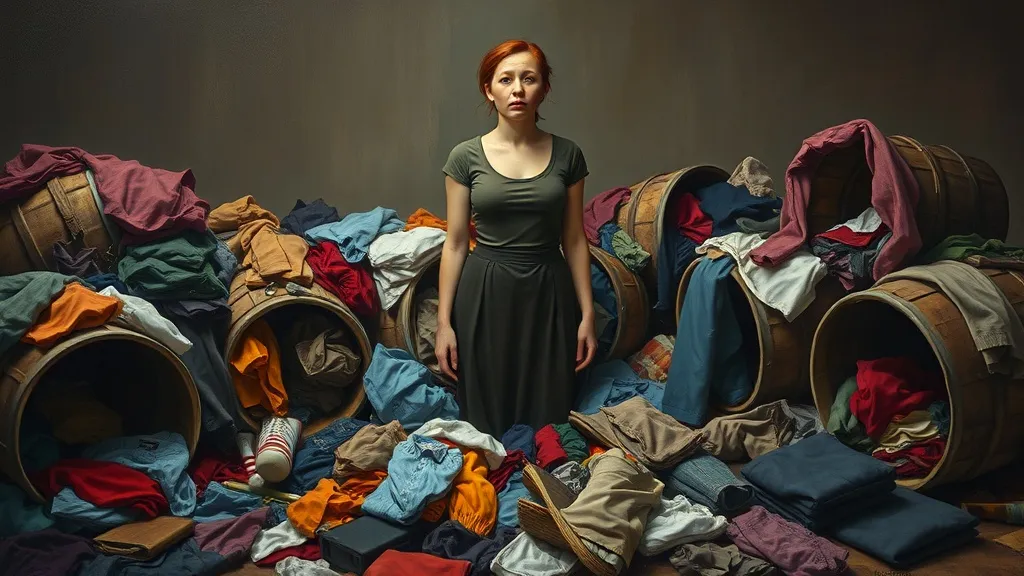 Dream symbol: buckets of clothes: scenarios: Dream about spilling buckets of clothes
