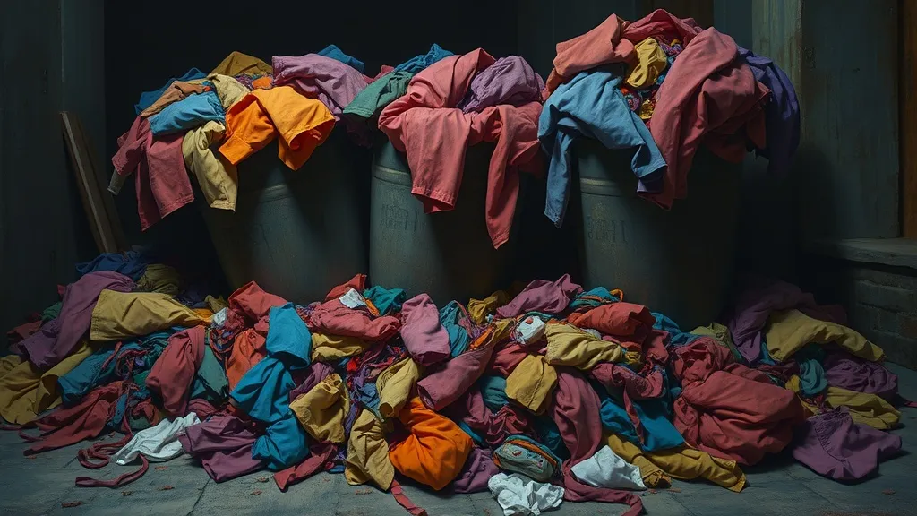 Dream symbol: buckets of clothes: symbolism: Suppressed Creativity or Self-Expression