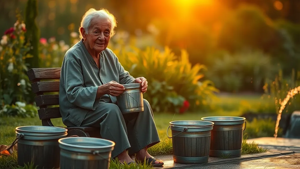 Dream symbol: buckets of water: demographics: Elderly People and Buckets of Water Dream Symbolism