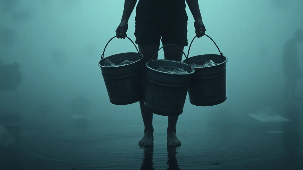 Dream symbol: buckets of water: symbolism: Manifestation of Emotional Burdens or Responsibilities
