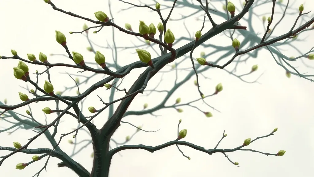 Dream symbol: budding trees: symbolism: Spiritual Awakening and Rebirth