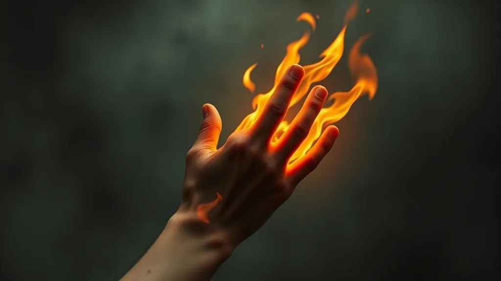Dream symbol: burning hand: demographics: Those Feeling Powerless or Controlled