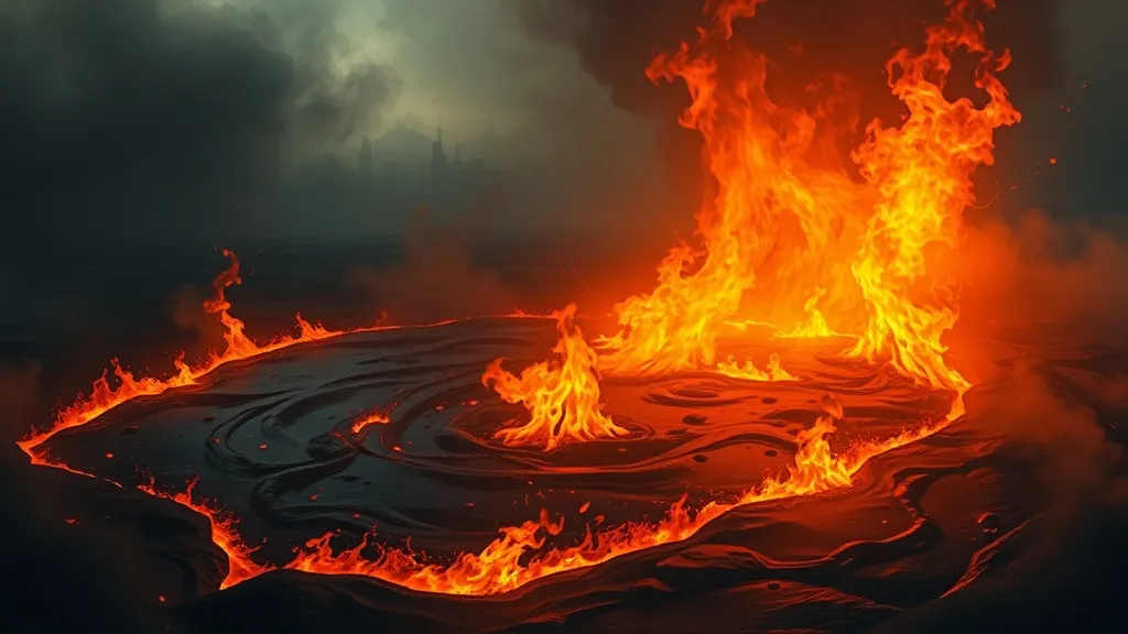Dream symbol: burning oil: scenarios: Dream of Burning Oil and Intense Heat