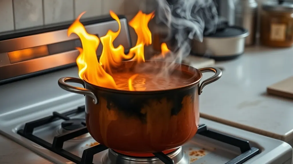 Dream symbol: burnt soup: scenarios: Dream about Soup Burning on the Stove