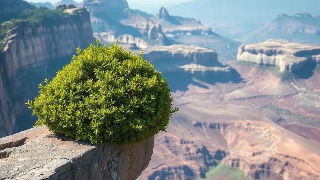 Dream symbol: bush on a ledge: symbolism: Security and Solitude