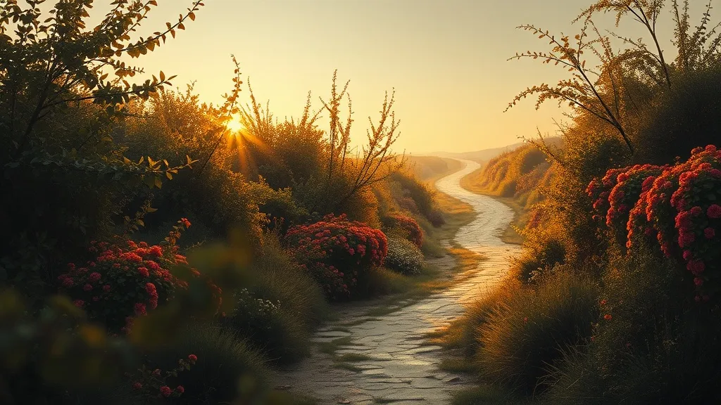 Dream symbol: bush and road: symbolism: Spiritual Guidance and Intuition
