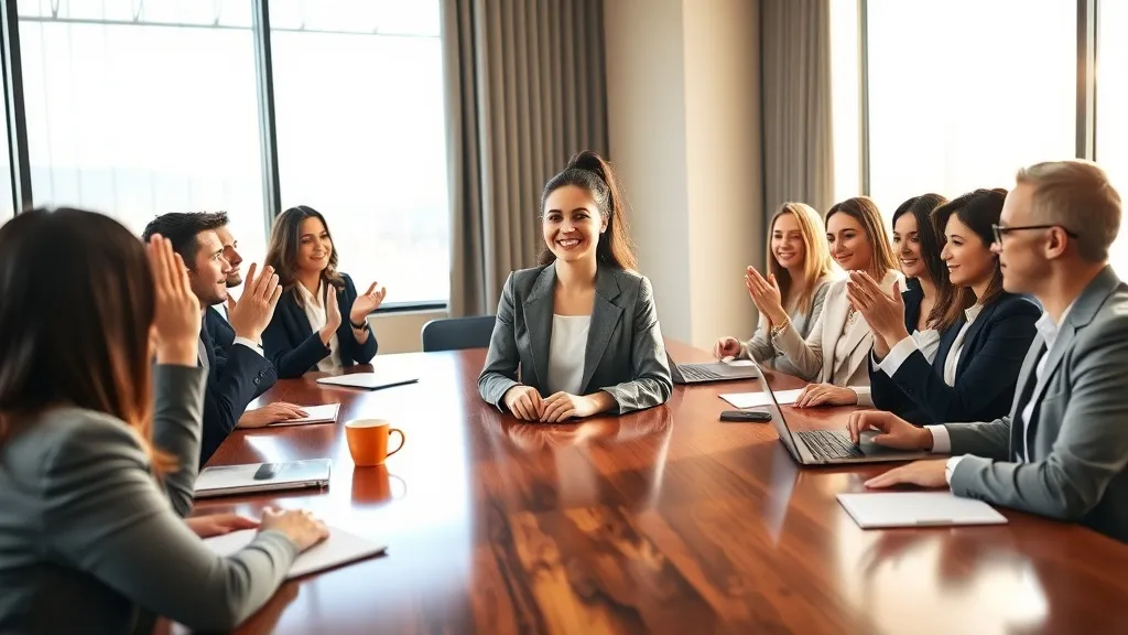 Dream symbol: business meeting: scenarios: Dream of Receiving Praise in a Business Meeting