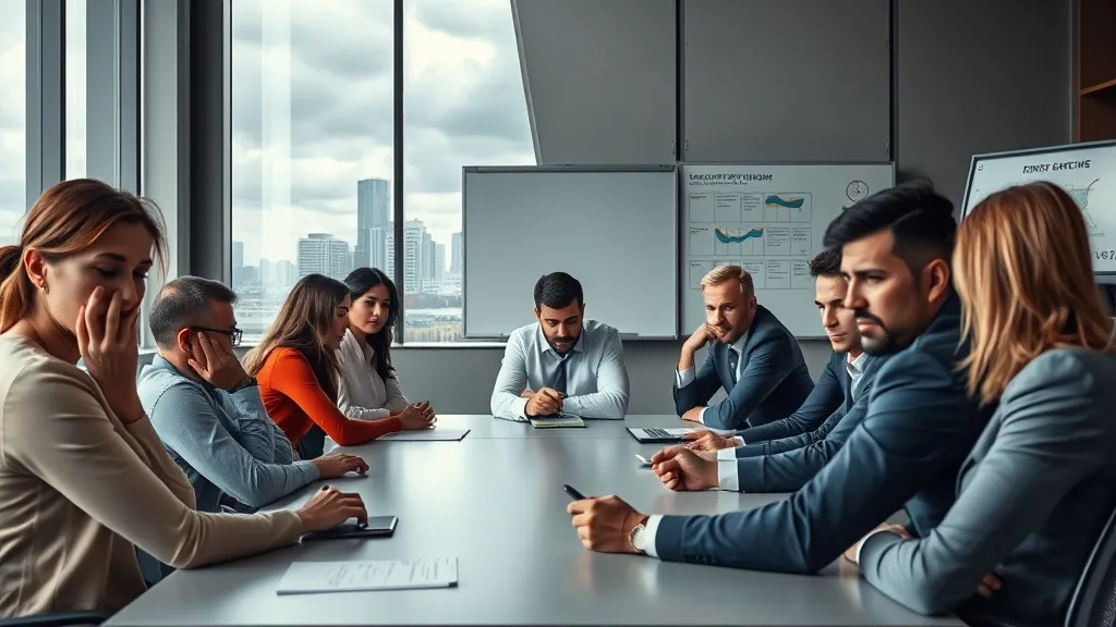 Dream symbol: business meeting: symbolism: Anxiety about Workplace Performance