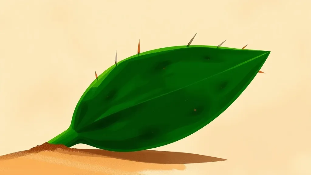Dream symbol: cactus leaves: symbolism: Overcoming Challenges and Hardships