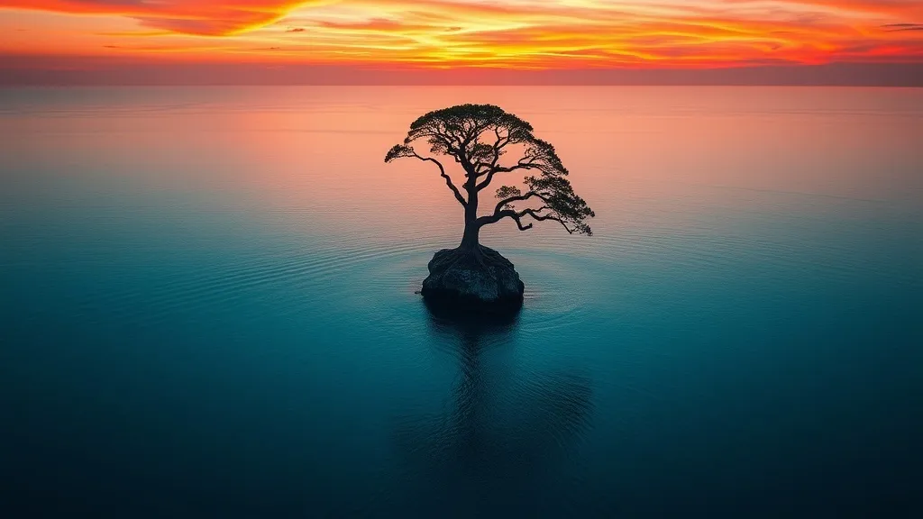 Dream symbol: deep calm green sea: symbolism: Unwavering Strength and Resilience