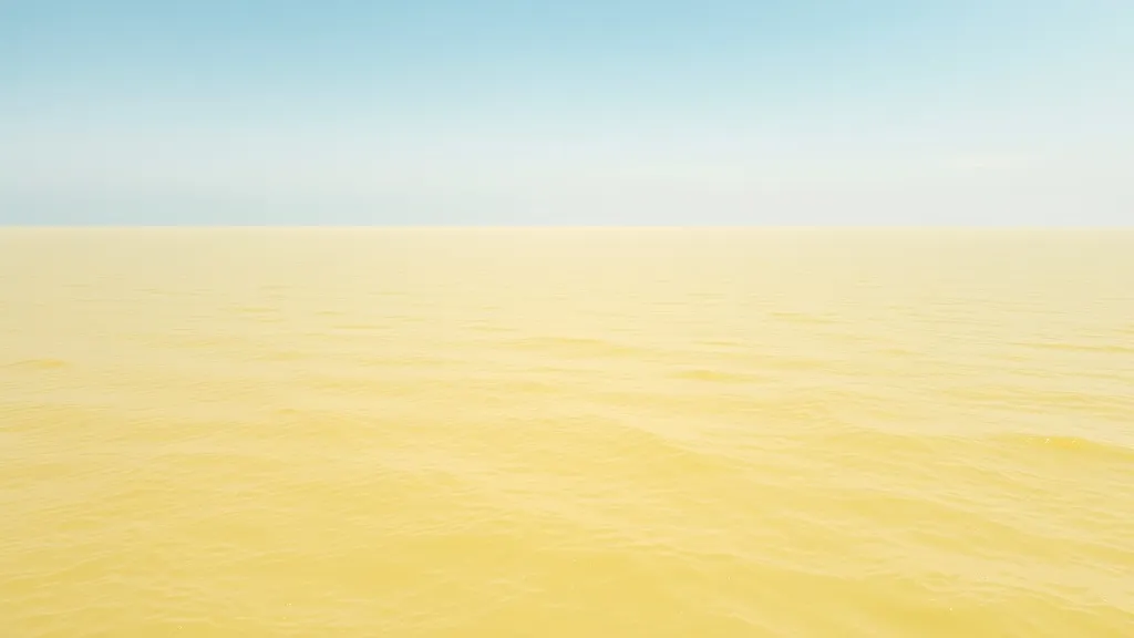 Dream symbol: deep calm yellow green sea: scenarios: Dream About a Serene Yellow-Green Ocean and Emotional Stability