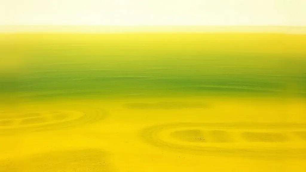 Dream symbol: deep calm yellow green sea: symbolism: Abundance and Prosperity