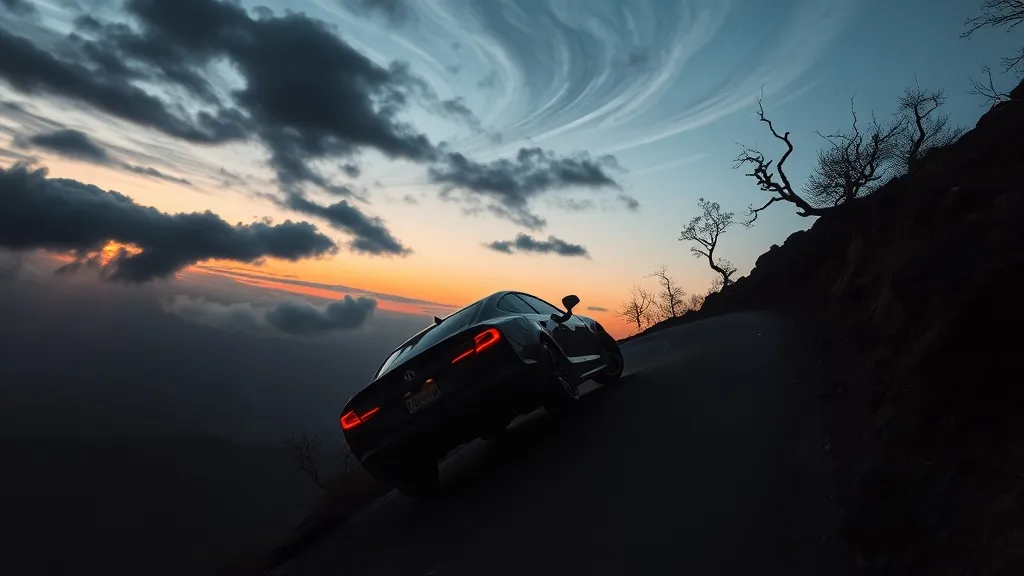 Dream symbol: car rolling downhill: scenarios: Dream of a Car Rolling Downhill and Crashing