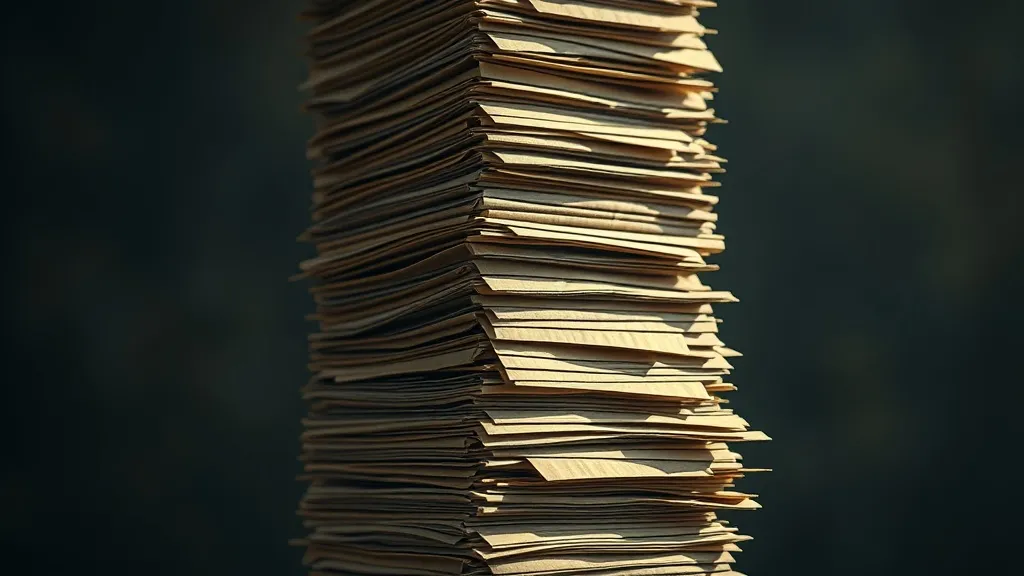 Dream symbol: cardboard papers: scenarios: Dreaming of Stacked Cardboard Papers