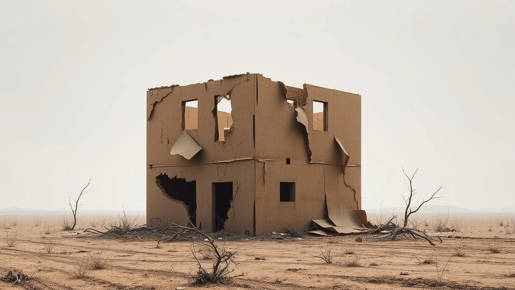 Dream symbol: carton building: scenarios: Dream of a ruined cardboard building