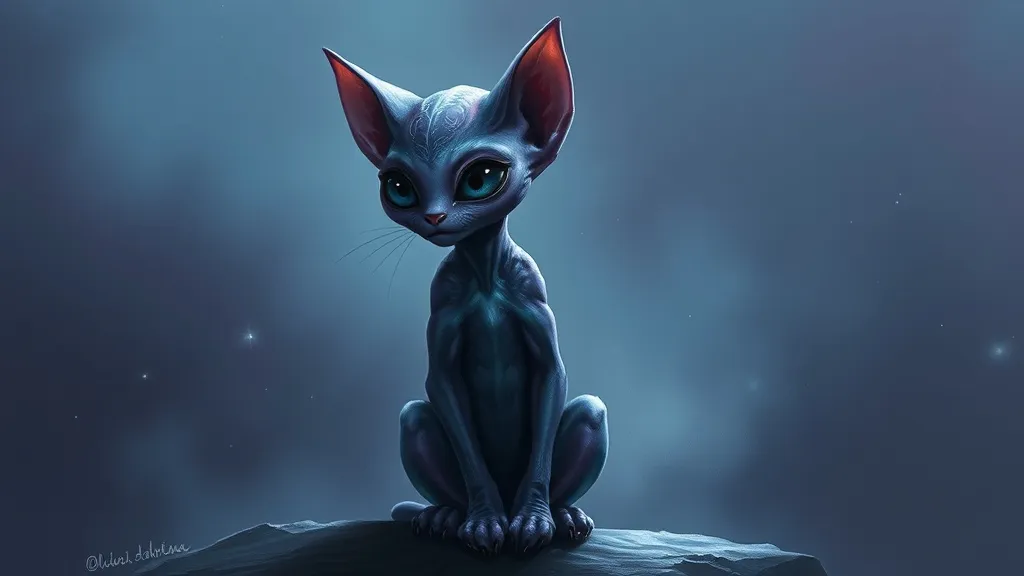 Dream symbol: cat-like aliens: scenarios: Dream About a Single Cat-like Alien