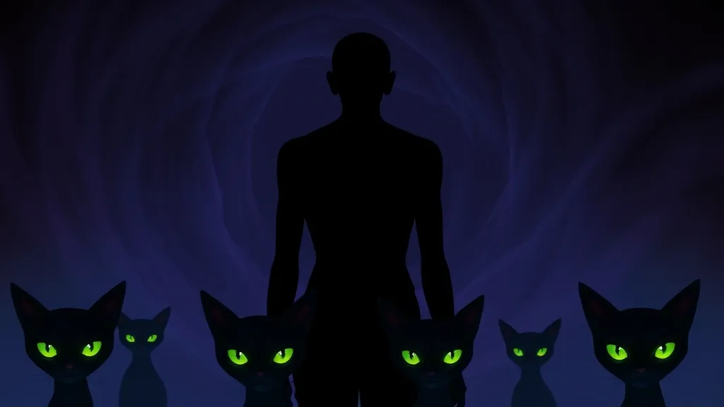 Dream symbol: cat-like aliens: symbolism: The Shadow Self and Inner Demons: Confronting the Feline Within