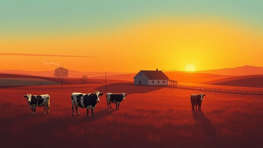 Dream symbol: cattle farm: symbolism: Routine and Predictability
