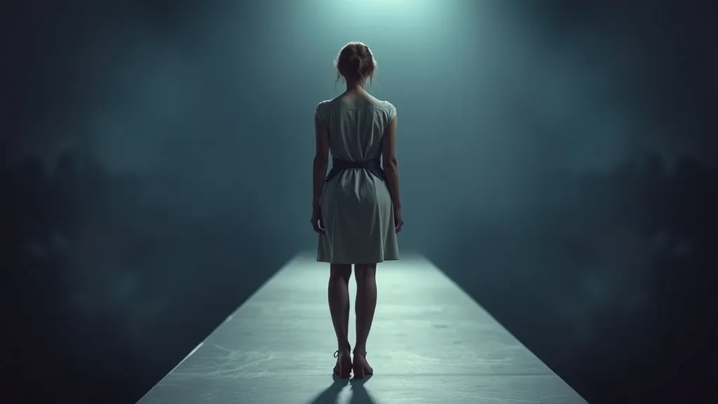 Dream symbol: catwalk: scenarios: Dream about Feeling Anxious on a Catwalk
