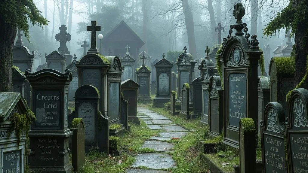 Dream symbol: cemetery plot: scenarios: Dream of Cemetery Plot With Tombstones