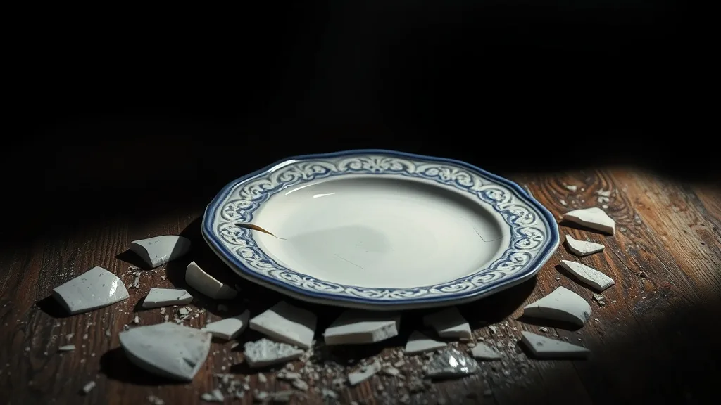 Dream symbol: ceramic plate: scenarios: Dream of Breaking a Ceramic Plate