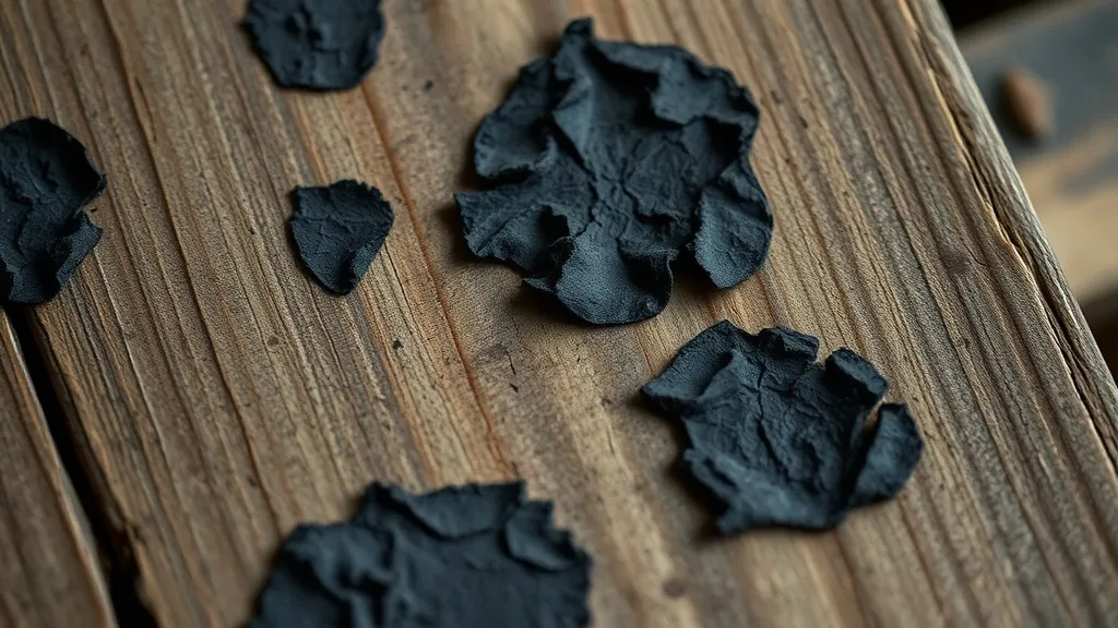 Dream symbol: charcoal stains: scenarios: Dream about Old, Dried Charcoal Stains
