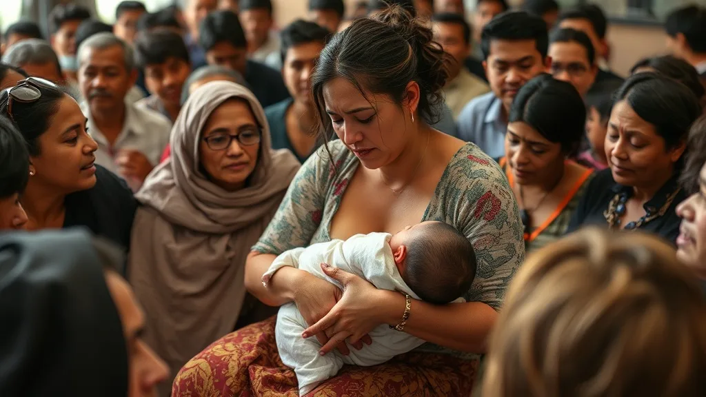 Dream symbol: ladies giving birth: scenarios: Dream of a woman giving birth in a public place