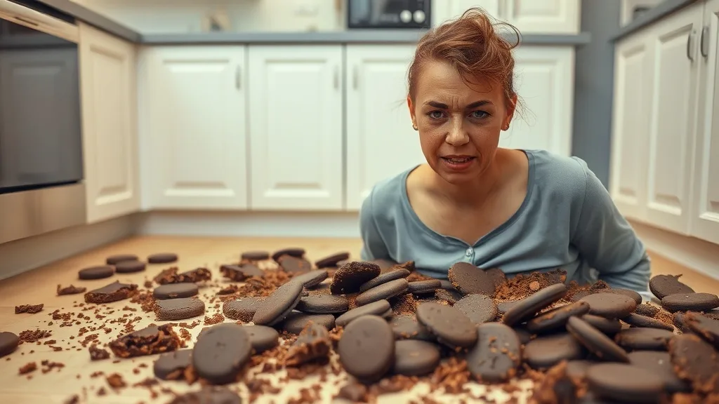 Dream symbol: chocolate biscuit: scenarios: Dream of Dropping Chocolate Biscuits