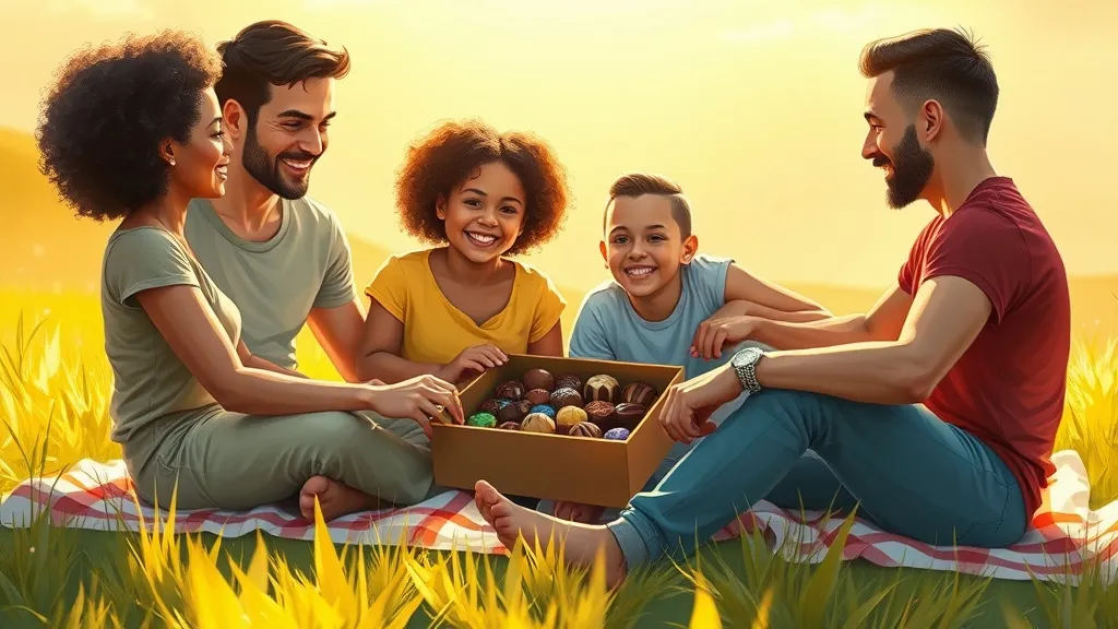 Dream symbol: chocolate candies: scenarios: Dream About Sharing Chocolate Candies