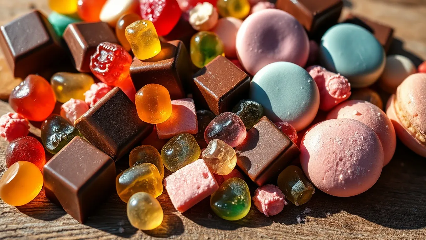 Dream symbol: chocolate piece: scenarios: Dream of Chocolate Pieces Mixed with Other Sweets Dream symbol: chocolate piece: scenarios: Dream of Chocolate Pieces Mixed with Other Sweets