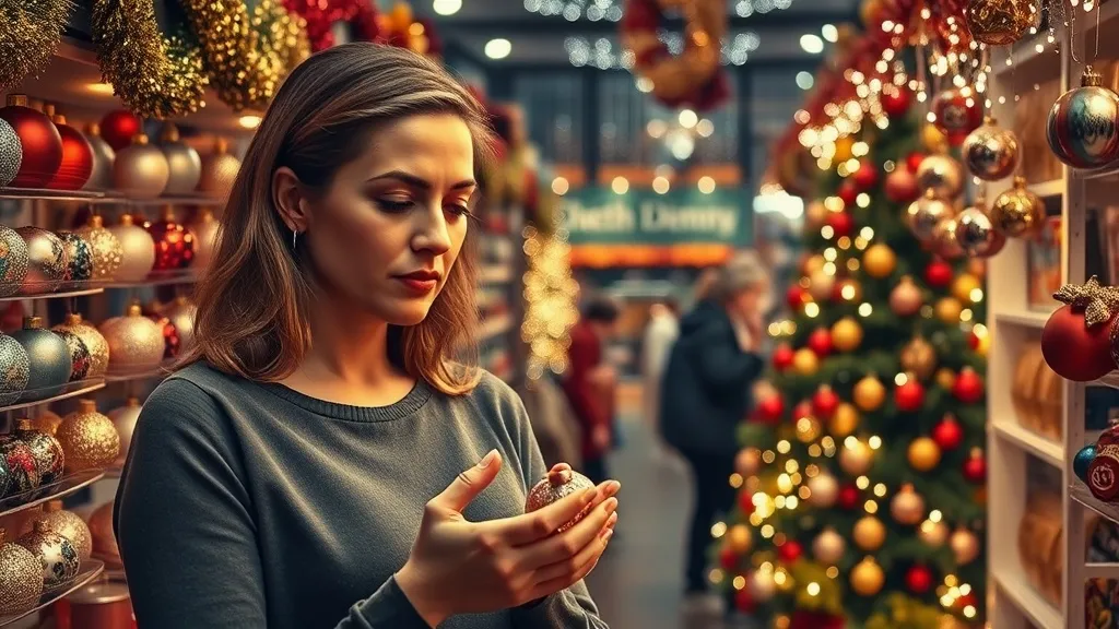 Dream symbol: christmas decorations: scenarios: Dreaming of Buying Christmas Decorations