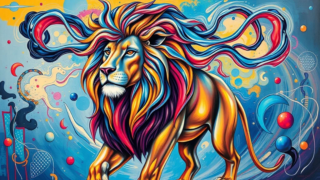 Dream symbol: chrome colored lion's mane: demographics: Artists and Creatives