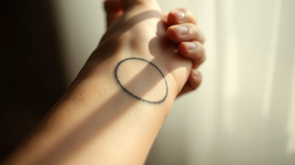 Dream symbol: circle tattoo: scenarios: Dream of a Fading Circle Tattoo